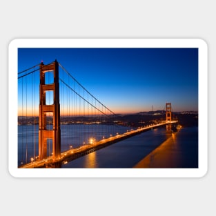 Golden Gate Dawn Bridge Sticker